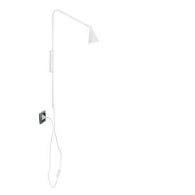 LUCE DESIGN Applique GU10 Enea 230V Ø9x69,5cm blanc - I-ENEA-AP1-BCO