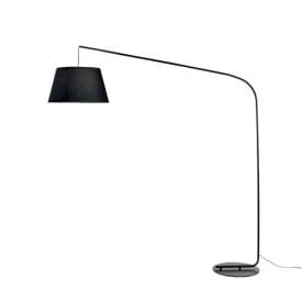 LUCE DESIGN Lampadaire E27 Enjoy 230V 180x45x150cm noir - I-ENJOY-PT-NER