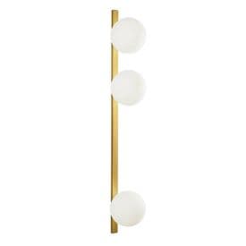 LUCE DESIGN Applique E14 Enoire 230V 90x14x14cm or - I-ENOIRE-AP3-ORO