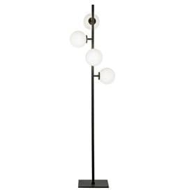 LUCE DESIGN Lampadaire E14 Enoire 230V 149,8x37,5x25cm noir - I-ENOIRE-PT4