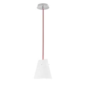 LUCE DESIGN Suspension E27 Ermes 230V 120x18x18cm blanc rouge - I-ERMES-S1