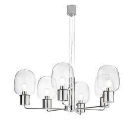 LUCE DESIGN Suspension E27 Fellini 230V 150x98x34,6cm chrome - I-FELLINI-S6