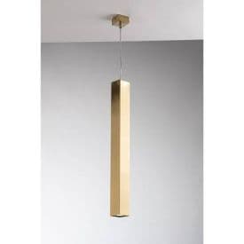 LUCE DESIGN Suspension GU10 Fluke 230V 200x6x6cm or - I-FLUKE-SQ ORO