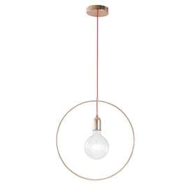 LUCE DESIGN Suspension E27 Frida 230V 120x40x40cm or rose - I-FRIDA-S40