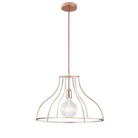 LUCE DESIGN Suspension E27 Frida 230V 120x50x35,5cm or rose - I-FRIDA-S50