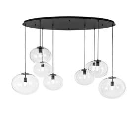 LUCE DESIGN Suspension E27 Galaxy 230V 155x166x81,5cm noir - I-GALAXY-S8