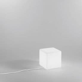 INTEC Cube lumineux E27 Geco 230V 30x30x30cm blanc - sans ampoule - I-GECO-CUBO-E-L30