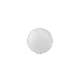 INTEC Boule lumineuse LED sur batterie Geco 230V 4W dimmable 240lm RGBW Ø30x30cm IP65 blanc - I-GECO-SFERA-L30