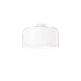 LUCE DESIGN Plafonnier E27 Gibus 230V Ø35x23cm blanc - I-GIBUS-PL35 BCO