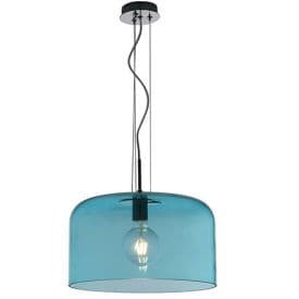 LUCE DESIGN Suspension E27 Gibus 230V 150x40x40cm bleu - I-GIBUS-S40 BLU