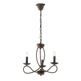 LUCE DESIGN Suspension E14 Ginevra 230V 120x48x43cm bronze - I-GINEVRA-3