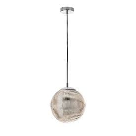 LUCE DESIGN Suspension E27 Greenwich 230V 166x25x14cm gris - I-GREENWICH-G-S1 GR