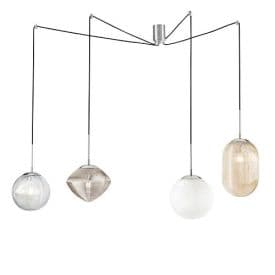 LUCE DESIGN Suspension E27 Greenwich 230V 250x25x25cm multicolore - I-GREENWICH-S4