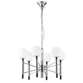 LUCE DESIGN Suspension E14 Hammond 230V 120x70x45cm chrome - I-HAMMOND-S6