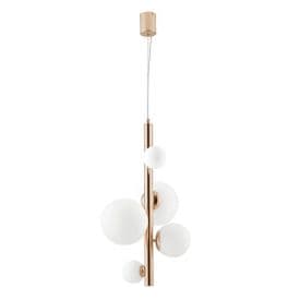 LUCE DESIGN Suspension G9 Hera 230V 180x45x71cm or - I-HERA-S5