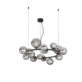 LUCE DESIGN Suspension G9 Honey 230V Ø82x161cm noir - I-HONEY-S16-NER