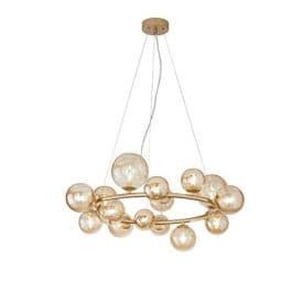 LUCE DESIGN Suspension G9 Honey 230V Ø82x161cm or - I-HONEY-S16