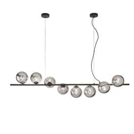 LUCE DESIGN Suspension G9 Honey 230V 165x145x33,5cm noir - I-HONEY-S8-NER