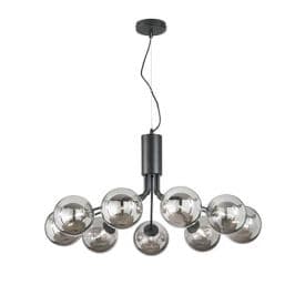 LUCE DESIGN Suspension G9 Honey 230V Ø83,4x161cm noir - I-HONEY-S9-NER