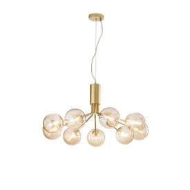 LUCE DESIGN Suspension G9 Honey 230V 161x83x83cm laiton - I-HONEY-S9