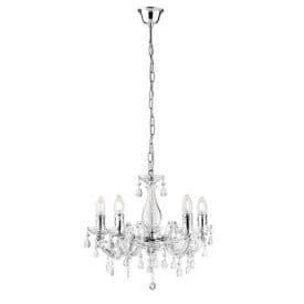 LUCE DESIGN Suspension E14 Houston 230V 120x44x42cm transparrent - I-HOUSTON-S5 TR