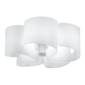 LUCE DESIGN Plafonnier E27 Imagine 230V 29,5x63x63cm blanc - I-IMAGINE-PL5