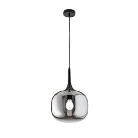 LUCE DESIGN Suspension E27 Jaipur 230V 150x30x25cm gris noir  - I-JAIPUR-S30-GR