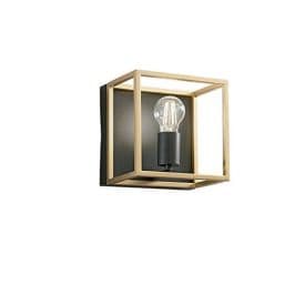 LUCE DESIGN Applique E27 Kimera 230V 22,5x20x20cm noir or - I-KIMERA-AP1