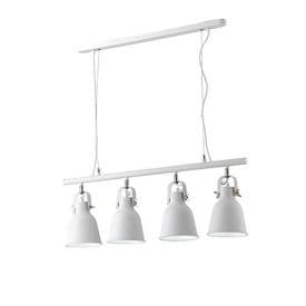 LUCE DESIGN Suspension E27 Legend 230V 179x85,5x31,3cm blanc - I-LEGEND-S4 BCO