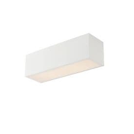 INTEC Plafonnier E14 Living 230V 13x11x36cm en plâtre blanc - I-LIVING-PL36