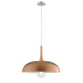 LUCE DESIGN Suspension E27 Livingston 230V 159x50x35cm or - I-LIVINGSTON-S50