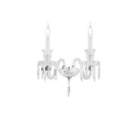 LUCE DESIGN Applique E14 Louvre 230V 38x38x27cm chrome - I-LOUVRE-AP2