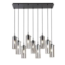 LUCE DESIGN Suspension E27 Magic 230V 150x90x30cm noir - I-MAGIC-S9-NER