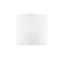 LUCE DESIGN Plafonnier E27 Maori 230V 50x50x8cm blanc - I-MAORI-PL50