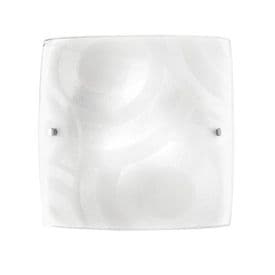 LUCE DESIGN Plafonnier E27 Miro' 230V 50x50x8cm blanc - I-MIRO-PL50