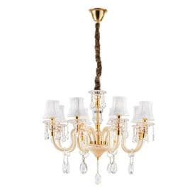 LUCE DESIGN Suspension E14 Monet 230V 128x73x58cm or - I-MONET-8