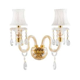 LUCE DESIGN Applique E14 Monet 230V 40x37x24cm or - I-MONET-AP2