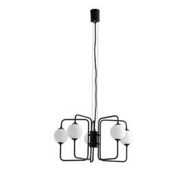 LUCE DESIGN Suspension G9 Neutron 230V 125x57x57cm noir - I-NEUTRON-S5