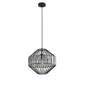 LUCE DESIGN Suspension E27 Opium 230V 120x33,5x30,3cm noir - I-OPIUM-S1 C