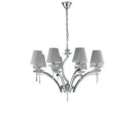 LUCE DESIGN Suspension E14 Orchestra 230V 105x75x50cm chrome - I-ORCHESTRA-8