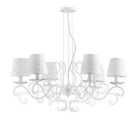 LUCE DESIGN Suspension E14 Perla 230V 120x82x82cm blanc - I-PERLA-6