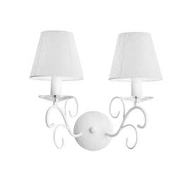 LUCE DESIGN Applique E14 Perla 230V 35x35x10cm blanc - I-PERLA-AP2