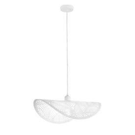 LUCE DESIGN Suspension E27 Rhei-Leaf 230V 150x50x30cm blanc - I-RHEI-LEAF-S50