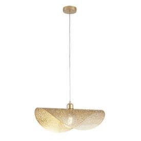 LUCE DESIGN Suspension E27 Rhei-Tara 230V 150x50x30cm or - I-RHEI-TARA-S50