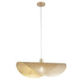 LUCE DESIGN Suspension E27 Rhei-Tara 230V 150x60x33cm or - I-RHEI-TARA-S60