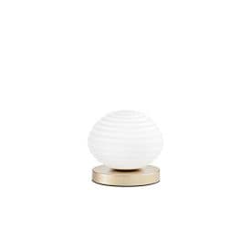 LUCE DESIGN Lampe de table E27 Ripple 230V Ø18x16,5cm or - I-RIPPLE-L18-ORO