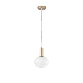 LUCE DESIGN Suspension E27 Ripple 230V Ø18x150cm or - I-RIPPLE-S18-ORO