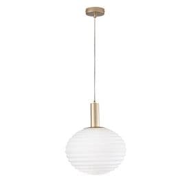 LUCE DESIGN Suspension E27 Ripple 230V Ø32x150cm or - I-RIPPLE-S32-ORO