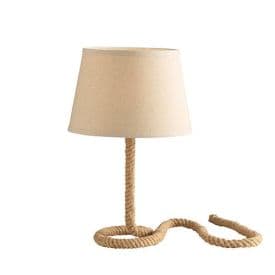 LUCE DESIGN Lampe de table E27 Rope 230V 48x30x30cm beige - I-ROPE-L