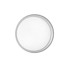 LUCE DESIGN Plafonnier LED Roswell 230V 36W 2000lm CCT Ø50x50cm argent - I-ROSWELL-PL50 SIL